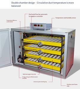 Incubadora de Huevos a <span class=keywords><strong>Precio</strong></span> de Fábrica, Incubadora de Huevos Automática para 200 Huevos, 112, para Todo Tipo de Aves - Product Image 3