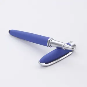 Gemachtig 2023 Groothandel Top Grand Luxe Promotionele Pen Gepersonaliseerde Blauwe Pen Met Logo