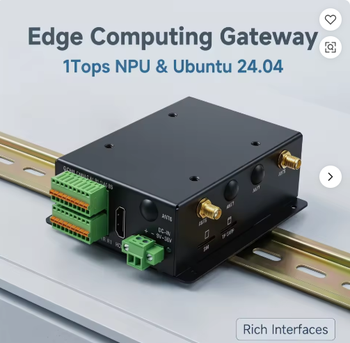 Programmable Edge Gateway RS485/RS232/CAN/GPIO/GPS/WIFI/4G LTE/LoRaWAN Embedded Computer Din Rail Industrial Iot Linux PC