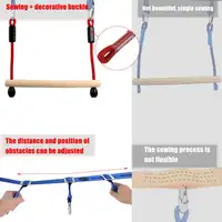 Outdoor Games For Kids Amazon Hot Sale Ninja Warrior Obstacle With Swings Monkey Bars Team Play Outdoor Games For Kids