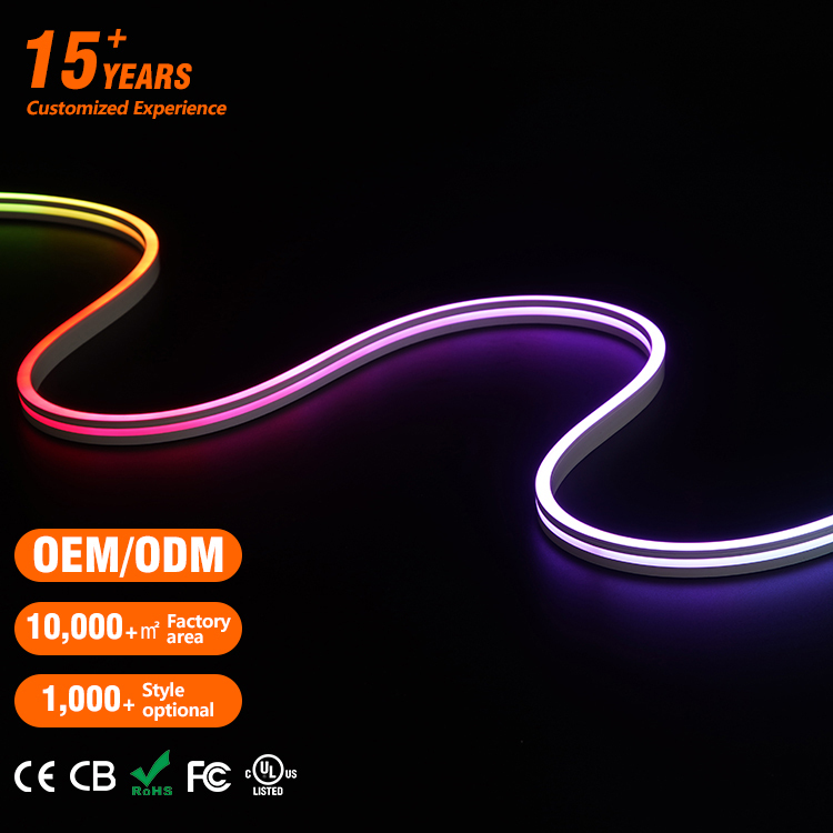 Custom Flexible RGB LED Neon Rope