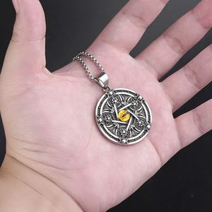 Collares con Colgantes de Estrella de Cinco Puntas al por Mayor de Fábrica, Joyería Europea y Americana, Diseño Clásico, Amuletos Hip Hop - Product Image 6