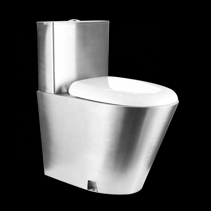 Bathroom 304 Stainless Steel P Trap Toilet Prison Toilet Bowl