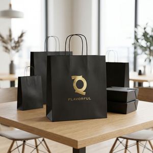 Bolsas de Papel Personalizadas con su Propio Logotipo Impreso en Material Kraft, Biodegradables y Ecológicas para Uso Diario - Product Image 6