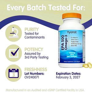 High quality EPA Omega-3 softgel For Mood & Joint Care Triglycerides softgel dietary supplement - Product Image 6
