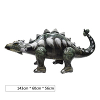 Ballon en aluminium 3D en forme de dinosaure à assembler, assortiment d'œufs de dinosaure, pour la décoration de fête d'anniversaire sur le thème des dinosaures pour enfants