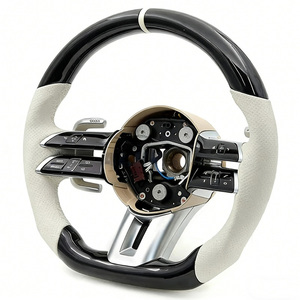 <span class=keywords><strong>Volant</strong></span> en bois de luxe pour Mercedes Benz AMG W205 CLS63 W140 <span class=keywords><strong>W163</strong></span> W222 A250 C197 - Product Image 2