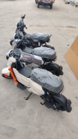Sepeda Motor Listrik 1000W 60V dengan Rem Cakram Ganda Lampu LED Kecepatan Tinggi E Moped untuk Dewasa