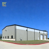 Bâtiment industriel préfabriqué durable à structure métallique, bureau de chantier portable, entrepôt à structure en acier, atelier, hangar de stockage
