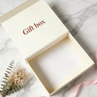 Boîtes en carton écologiques personnalisées avec impression de logo, pour cadeaux, vêtements, cosmétiques, avec fermeture magnétique et ruban, emballage en papier pliable