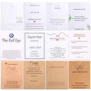 Créez <span class=keywords><strong>un</strong></span> coffret cadeau personnalisé <span class=keywords><strong>pour</strong></span> bracelet d'amitié porte-bonheur, collier ou bijoux - Product Image 1