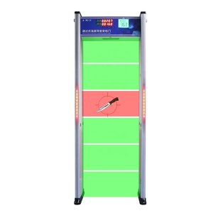 6 Zones Metaaldetectorpoort Body Temperatuur Scanner Temperatuur Instrumenten TS-BS600 - Product Image 1