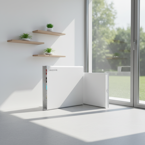 Sistema de Kit Solar de Pared Madsun Ultra Delgado de 15kWh con Batería BYD Blade LiFePO4 51.2V 280Ah CAN Storage - Product Image 1