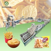Kalkoen Friet Chips Aardappelfabrikant Grote Automatische Bananenvlok Verse Productlijnmachine Kleinschalig