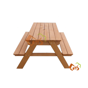 Table en bois de sapin avec parapluie en tissu et <span class=keywords><strong>bac</strong></span> <span class=keywords><strong>à</strong></span> <span class=keywords><strong>sable</strong></span> en plastique pour bassin d'<span class=keywords><strong>eau</strong></span> - Product Image 2