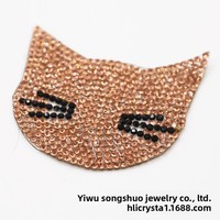 Autocollant auto-adhésif en strass thermocollant Licorne pour chaussures, chapeaux, vêtements, patchs en cristal diamant, applique DIY à repasser