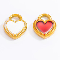 SUMMLY Tendance Vente en Gros Bijoux Fantaisie Pendentif Breloque en Acier Inoxydable Plaqué Or 18K Accessoires DIY Fermoir de Bikini