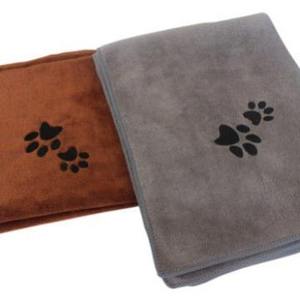 ผ้าไมโครไฟเบอร์ซุปเปอร์ซับน้ำสำหรับเช็ดทำความสะอาดสัตว์เลี้ยง สำหรับอาบน้ำสุนัขและแมว ผ้าขนหนูอาบน้ำสำหรับสัตว์เลี้ยงคุณภาพพรีเมียม - Product Image 2