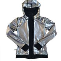 Vestes de sport personnalisées avec logo d'usine pour femmes, à fermeture éclair frontale, pour la perte de poids, combinaison de sauna amincissante, gaine amincissante pour la taille