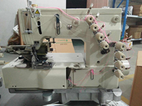 Machine à coudre à lit plat à 4 aiguilles ST-1404PSF pour la couture de devantures de chemises