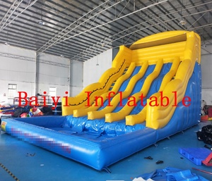 Nhà sản xuất thương mại trượt bơm hơi/giá rẻ hồ bơi trượt để bán - Product Image 3