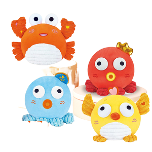 Vente en gros Bébé Crabe dansant rampant Poulpe Ventre Temps et marche Apprentissage Animaux de la mer Jouets en peluche pour Bébé - Product Image 1