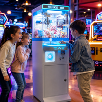 Machine à griffes mini ODM personnalisée avec coque colorée, panneau de contrôle lumineux, fonctionnement à pièces, attrape-poupées, équipement d'arcade commercial