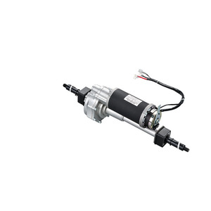 มอเตอร์เกียร์แบบแปรงถ่าน DC 24V 180W 250W เพลาเฟืองท้ายพร้อมมอเตอร์ฉุดสำหรับรถ<span class=keywords><strong>สามล้อ</strong></span>ไฟฟ้ารถเข็นสกู๊ตเตอร์เคลื่อนที่ได้ - Product Image 3