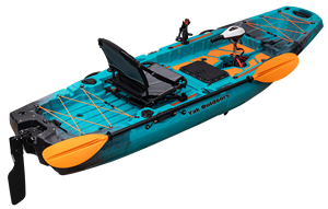 Kayak Modular Individual de 10 Pies <span class=keywords><strong>con</strong></span> Certificación CE, Propulsión por Aletas a Pedal, Casco de LLDPE, Bote para <span class=keywords><strong>Surf</strong></span>, Pesca Deportiva Eléctrica y Remo - Product Image 3