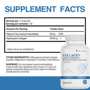 Tabletas Masticables <span class=keywords><strong>de</strong></span> Colágeno, Péptidos Hidrolizados Multivitamínicos, Soporte para Cabello, Piel y Uñas, Tónico Nutritivo, Suministro a Granel con Certificación GMP - Product Image 6