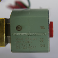 ASCO 8344G070 Actionneur de vanne à solénoïdes double 4 voies 1/4 NPT, corps en laiton NPT, vanne à solénoïdes à piston pilotée