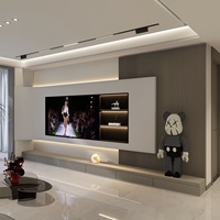 Meuble TV en bois moderne et minimaliste, écologique, durable, multifonctionnel, facile à assembler, pour salon, style ferme, hôpital