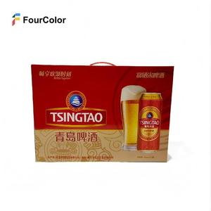 Scatole Pieghevoli in Cartone Ondulato Riciclabile Personalizzate con Stampa a Quattro Colori e Manico per Regali di Birra Artigianale ed Eventi - Product Image 2