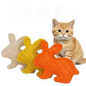 Juguetes Naturales de Lufa para Mascotas al por Mayor, Juguetes Interactivos con Forma de Conejo para Gatos, para Masticar y Limpiar los Dientes, Accesorios para Mascotas - Product Image 1