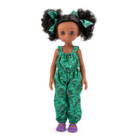 Poupées Africaines Noires de 13 Pouces pour Enfants, Poupées de Mode en Vinyle pour Filles, Poupées Noires Afro-Américaines