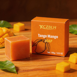 Jabón en Barra Sólido <span class=keywords><strong>Tango</strong></span> Mango de Marca Personalizada OEM/ODM con Ácido Kójico, Manteca de Karité y Té Verde para Piel Grasa y Blanqueamiento - Product Image 4