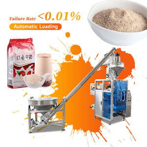 เครื่องบรรจุผงกาแฟอัตโนมัติแบบ VFFS สำหรับโรงงานอาหาร ความเร็วสูง พร้อมอุปกรณ์บรรจุซองเวย์โปรตีน - Product Image 1