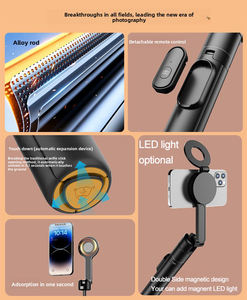 Soporte Magnético con Control Inalámbrico y Rotación de 360°, Trípode Selfie Stick de 65 Pulgadas, Soporte <span class=keywords><strong>para</strong></span> Teléfono Celular <span class=keywords><strong>para</strong></span> <span class=keywords><strong>iPhone</strong></span> <span class=keywords><strong>13</strong></span>, 16, 15, 17 <span class=keywords><strong>Pro</strong></span> <span class=keywords><strong>Max</strong></span> - Product Image 5
