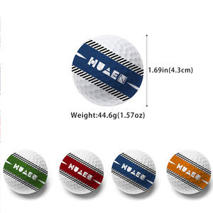 Nouvelles balles de golf de compétition à trois niveaux du fabricant, en surlyn, 336 trous, 80% d'élasticité, diamètre 42,8 mm, multicolores - Product Image 3