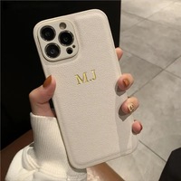 Dropshipping Cadeau personnalisé étui de téléphone portable en cuir véritable étui de téléphone iphone étui de téléphone avec lentille emballage complet étui de téléphone anti-chute