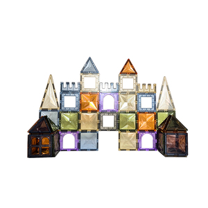 Diamond Magnetic Tiles Educational Plastic Girl Toys for Ages 3-8+ Frozen Birthday <strong>Gifts</strong> for 6-7 Year Olds Colorful - Product Image 5