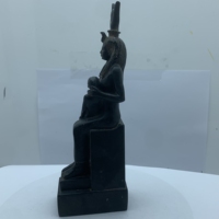 Figura Personalizada, Adornos de Resina - Figuras de la Colección de Diosas del Antiguo Egipto, Color Negro