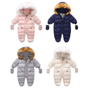 Newborn <strong>Baby</strong> Rompers <strong>Winter</strong> Long Sleeve <strong>Baby</strong> <strong>Clothes</strong> Soft Fleece Warm <strong>Baby</strong> Jumpsuits 6-18 Months - Product Image 3