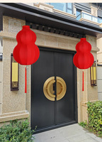 Chinesische Rote Laternen für Ramadan, Hochzeiten und Außeneinsatz - Straßen- und Restaurant-Dekorationen