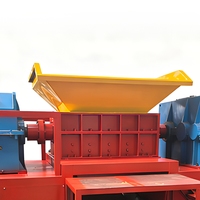 Fabricant de broyeurs de bouteilles d'huile usagée à double arbre, équipement de broyage pour le recyclage du plastique