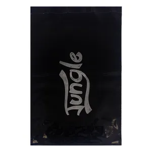 Desain kustom paket hitam besar ramah lingkungan stabil tas pengiriman kilat Satchel poli mailer tas pos mudah terurai