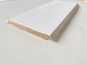 Paneles de Pared de Madera de Pino Radiata con Acabado Shiplap, Paneles de Pared de Madera con Espaciado de Níquel, Paneles de Pared Prefabricados con Acabado Shiplap, Color Blanco Preimpregnado para Decoración del Hogar - Product Image 4