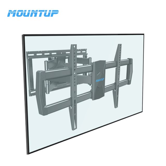 MOUNTUP Full Motion TV Mount up to 90'' Heavy Duty TV Wall Holder Hold up to 100KG