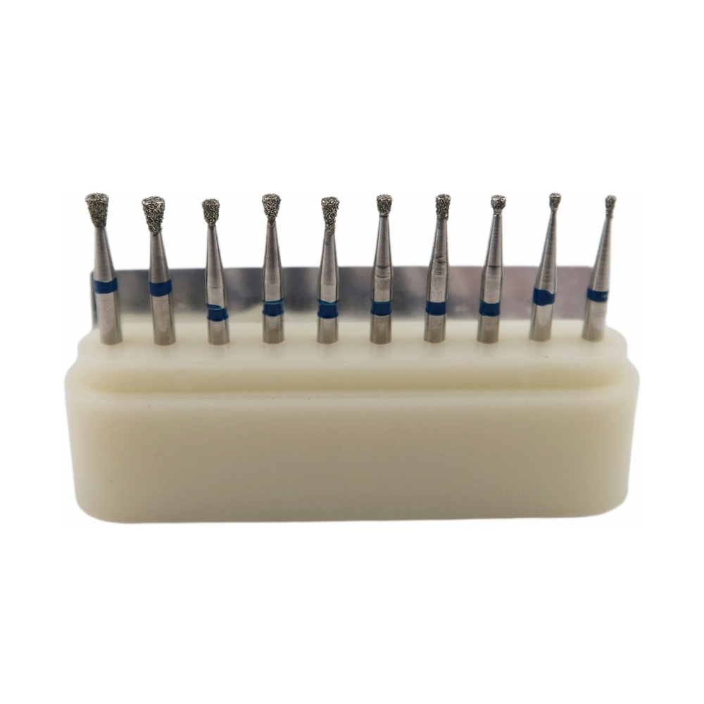 BR C & F Type 5PCS Dental Diamond Burs For High Speed Handpiece Polish Teeth Stainless Steel Dentistry Nail Polishing