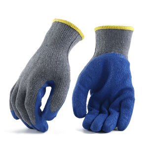 Guantes de algodón de calibre 10, recubiertos de látex, antideslizantes, impermeables, OEM EN388, guantes de seguridad baratos para el trabajo - Product Image 2